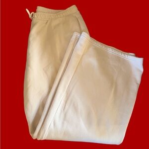 Abercrombie&Fitch Womens Wide Leg Cotton lounge pants with elastic waistband XL